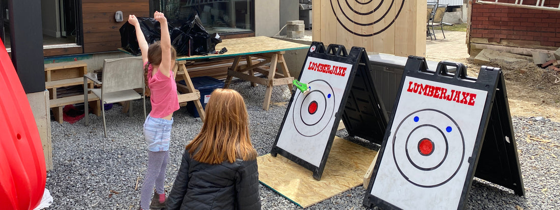 At Home Axe Throwing Coming Your Way!